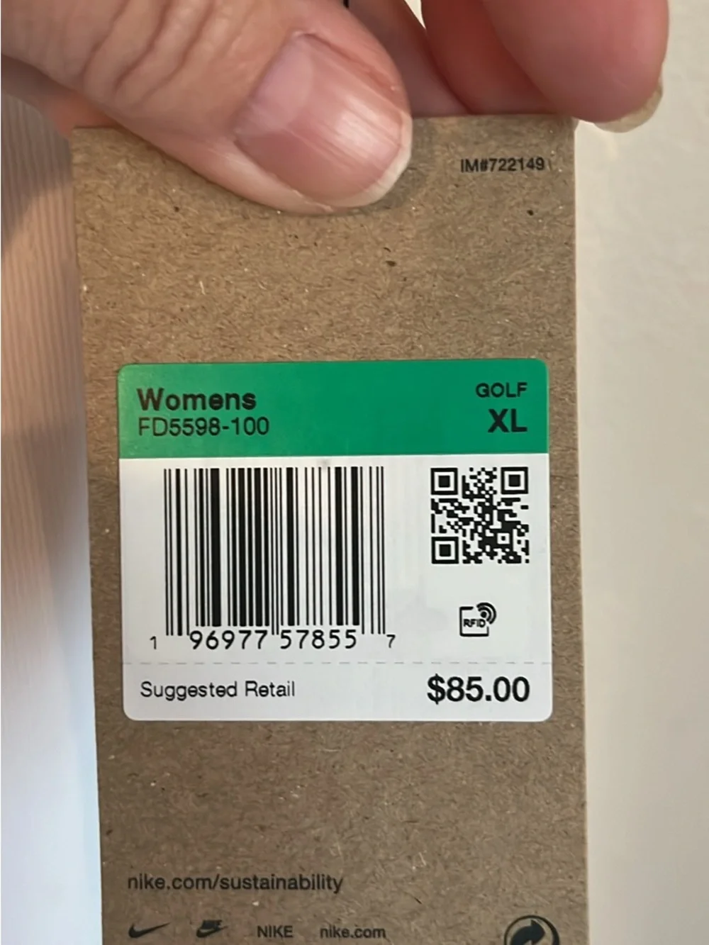 Nike White Golf Skort Women's XL Product Tag